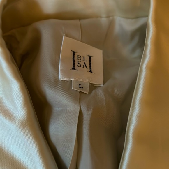 NWT ESLA Satin Blazer - Picture 4 of 4